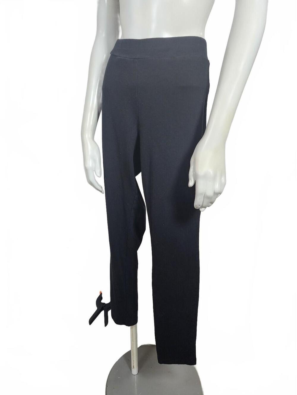 Hue Black Leggings Pants Large Size Made in Vietnam